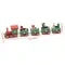 Christmas Train Decoration with Miniature Figures and Festive Tabletop Design - Image 1