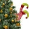Christmas Tree Elf Decoration with Plush Striped Legs and Pointed Green Shoes - Image 4
