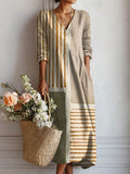 Women's Earth Tone Casual Everyday Dress