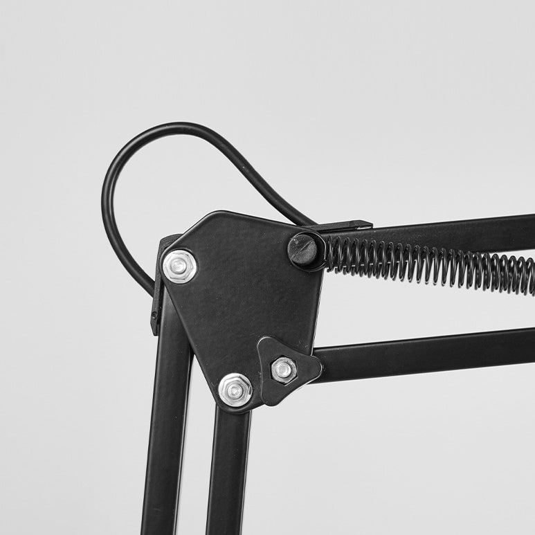 Clamp Desk Lamp with Adjustable Swing Arm and Metal Dome Shade - Image 5