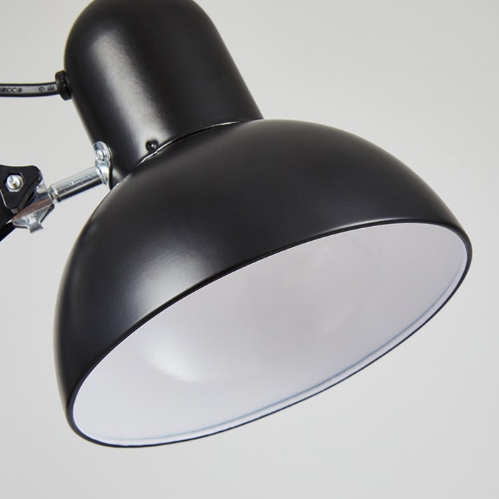 Clamp Desk Lamp with Adjustable Swing Arm and Metal Dome Shade - Image 6