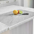 Clear Acrylic Cutting Board with Non-Slip Feet and Counter Edge Lip - Image 1