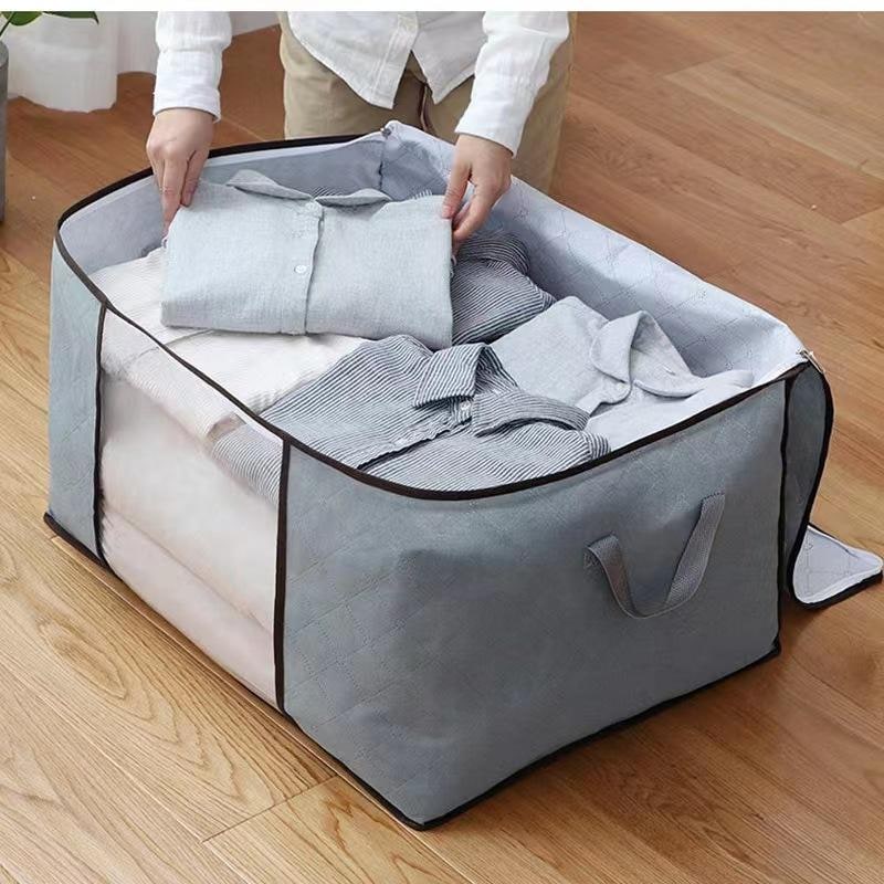 Clothes Storage Bags with Clear Window Foldable Design and Reinforced Handles - Image 9