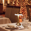 Cordless Table Lamp with Rechargeable Battery Dimmable LED and Metallic Finish - Image 1
