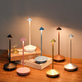 Cordless Table Lamp with Rechargeable Battery Portable LED Conical Shade and Minimalist Design - Image 1