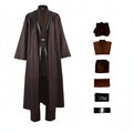 Cosplay Costume Hooded Robe with Tunic, Sash, Belt and Pants - Image 5