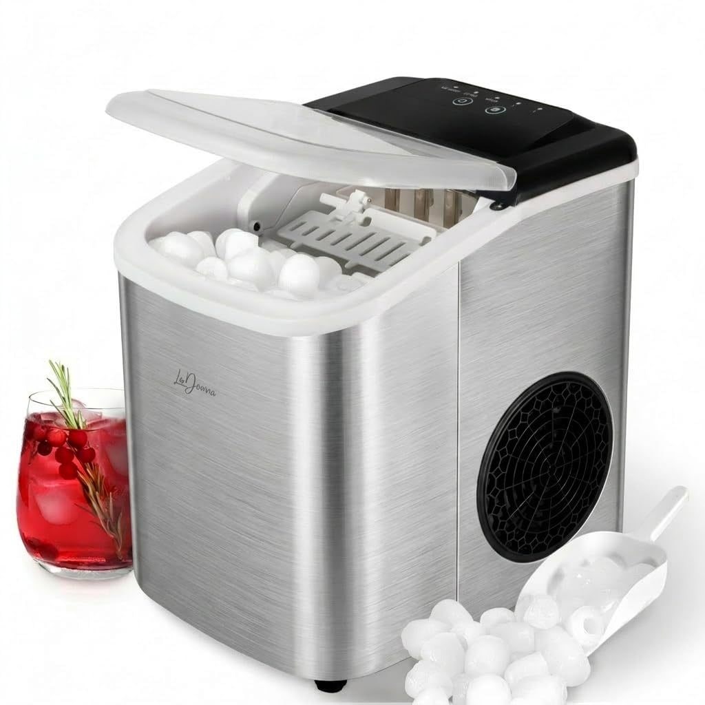 Countertop Ice Maker with Self-Cleaning Function and Two Sizes - Image 8