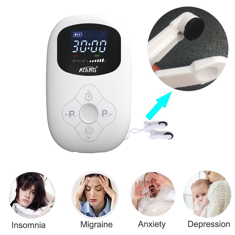 Cranial Electrotherapy Stimulator with Earlobe Clips and LED Display - Image 11