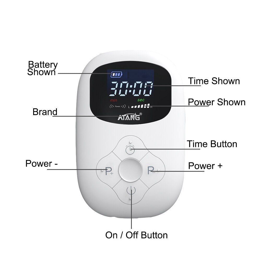 Cranial Electrotherapy Stimulator with Earlobe Clips and LED Display - Image 13