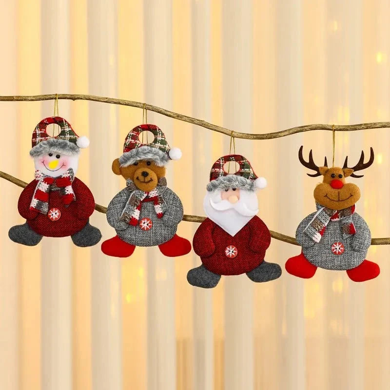 Custom Made Christmas Ornaments with Handmade Plush Fabric and Dangling Legs - Image 9