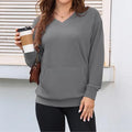 Camisola Casual Feminina com Bolso Frontal