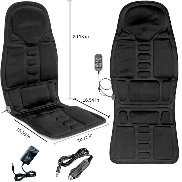 Desk Chair Seat Cushion with Massage Heat and Remote Control for Car and Home - Image 5
