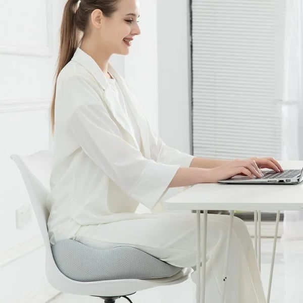 Desk Chair Seat Cushion with Memory Foam and Adjustable Strap for Orthopedic Support - Image 10