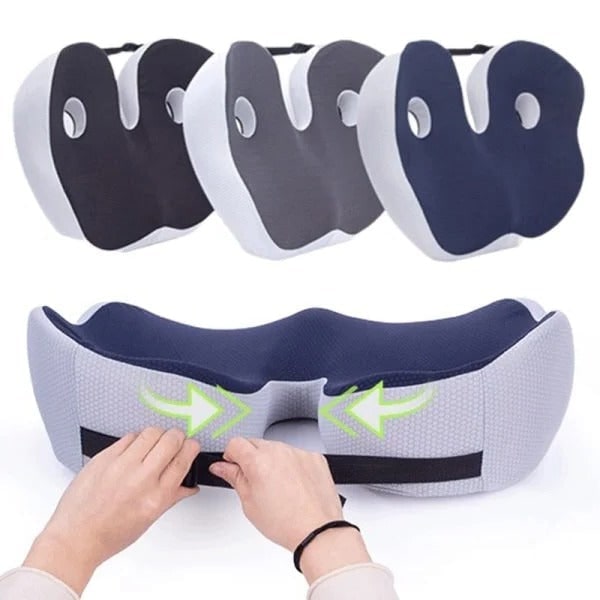 Desk Chair Seat Cushion with Memory Foam Dual Cutouts and Pressure Relief - Image 13