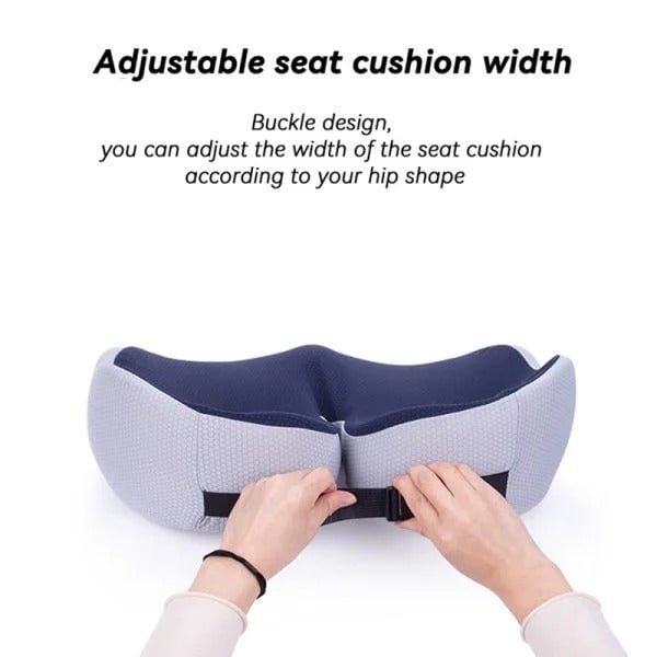 Desk Chair Seat Cushion with Memory Foam Dual Cutouts and Pressure Relief - Image 8