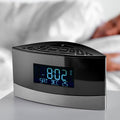 Digital Alarm Clock Radio with Fm Calendar Display and Bedside Blue Backlit Screen - Image 2