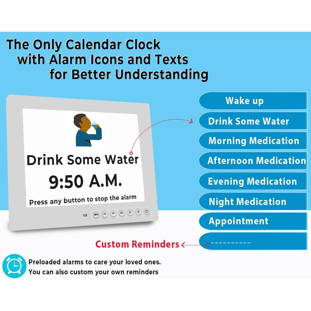 Digital Clock with Seconds Large Display and Calendar Date for Seniors with Remote Control - Image 10
