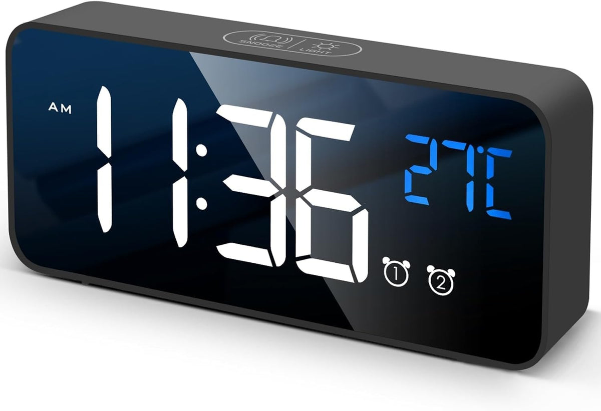 Digital Clock with Seconds Large Display and Calendar Date for Seniors with Remote Control - Image 12
