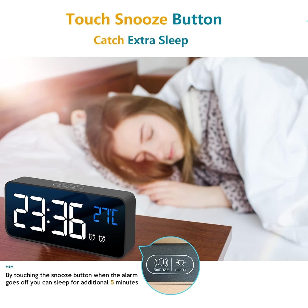 Digital Clock with Seconds Large Display and Calendar Date for Seniors with Remote Control - Image 15