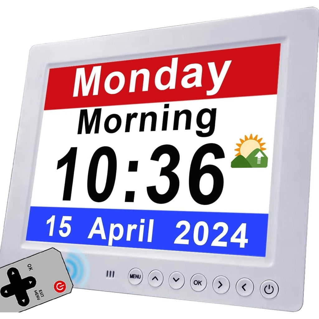 Digital Clock with Seconds Large Display and Calendar Date for Seniors with Remote Control - Image 7