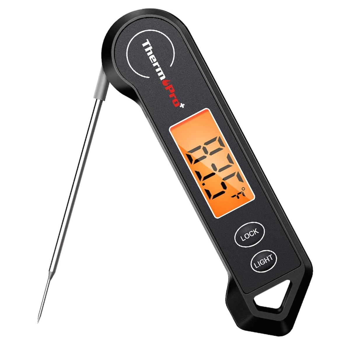 Digital Meat Thermometer for Steak and Chicken with Instant Read Folding Probe - Image 1