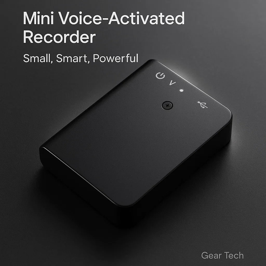 Digital Voice Recorder Pocket-Sized Voice-Activated with Discreet Audio Capture - Image 2