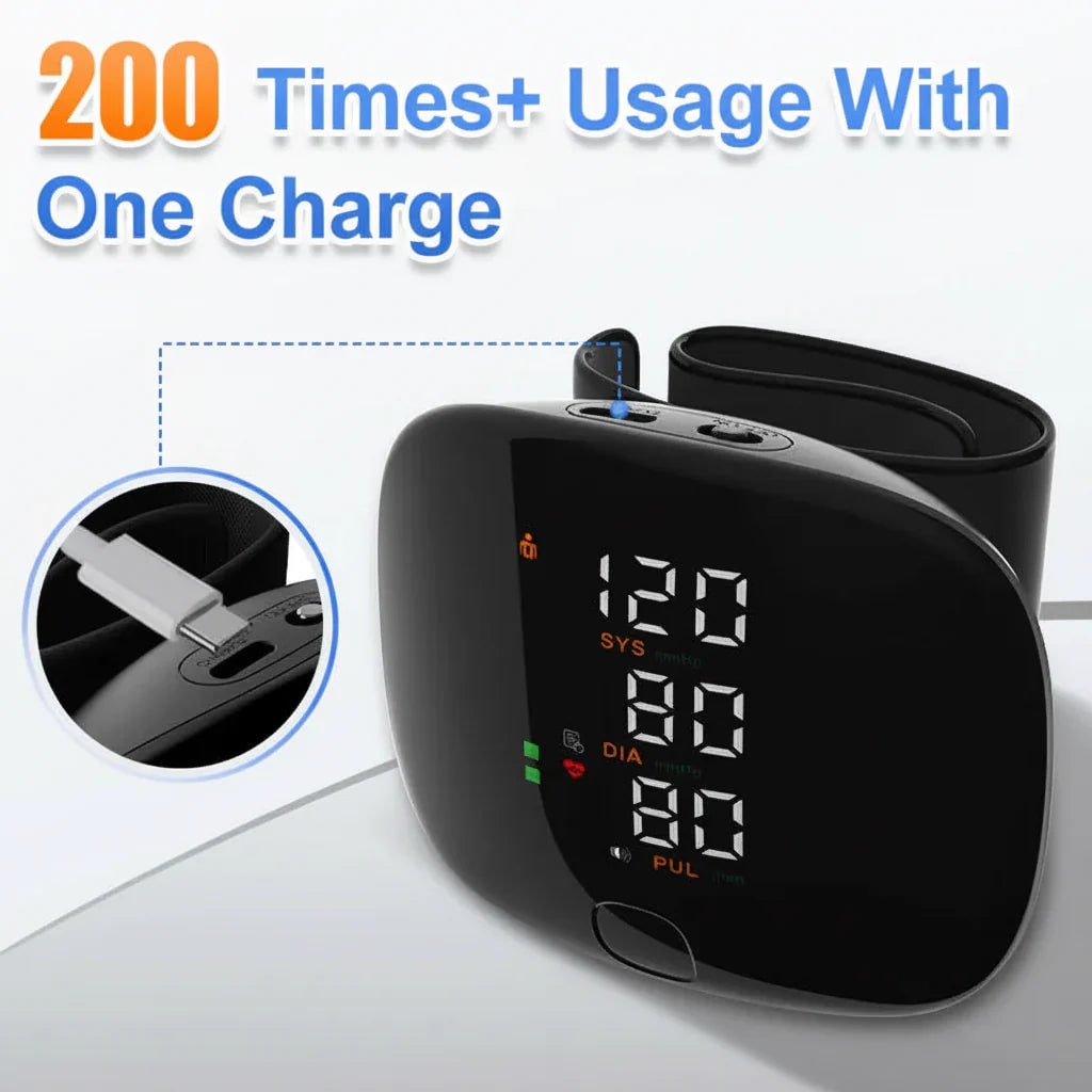 Digital Wrist Blood Pressure Monitoring Machine with Memory Function and Auto Measurement - Image 6