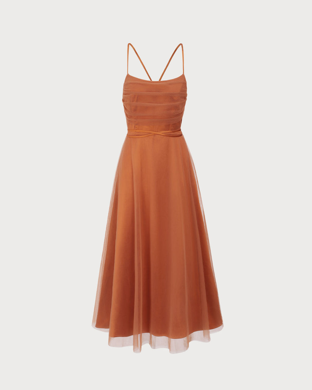 Diletta | Abito Midi Donna Elegante con Tulle