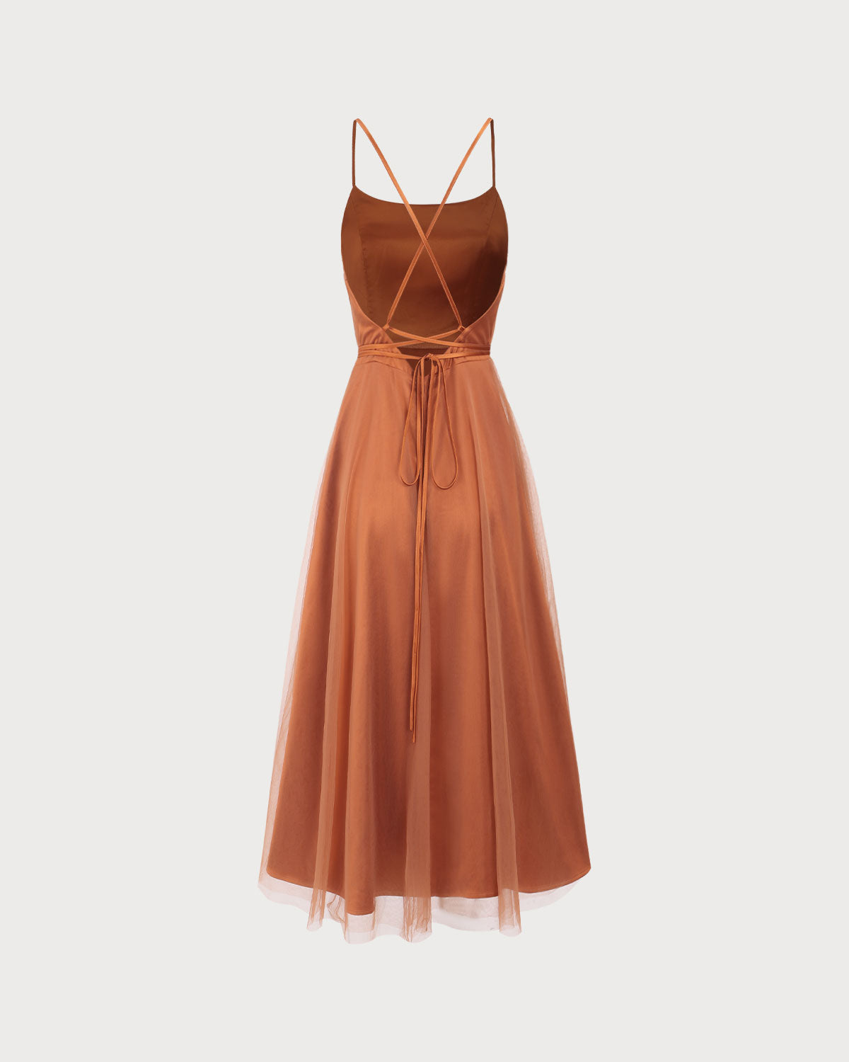 Diletta | Abito Midi Donna Elegante con Tulle
