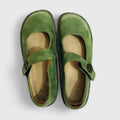 Diletta | Scarpe Ortopediche Mary Jane Donna Cinturino Verde
