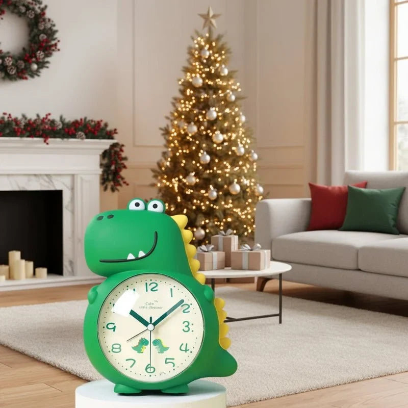 Dinosaur Alarm Clock with Analog Face and Gentle Wake-Up Light - Image 4
