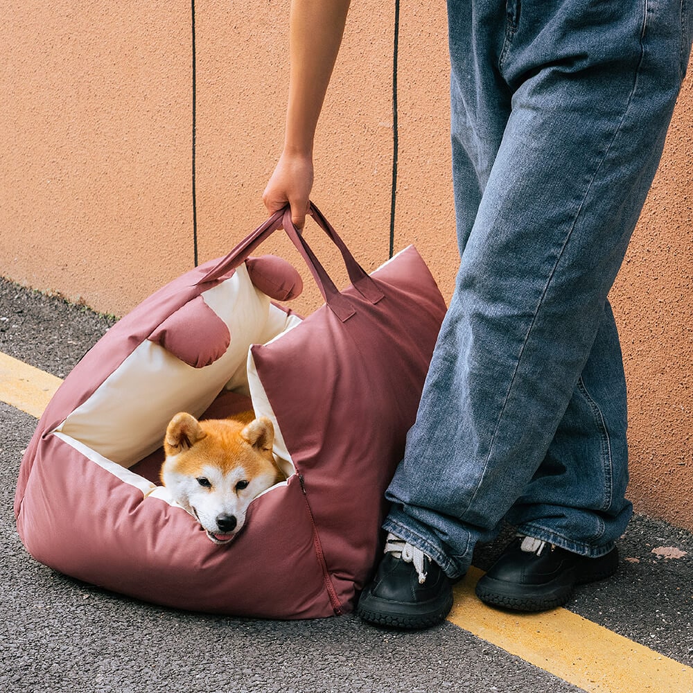 Dog Car Seat with Padded Booster Design Safety Tether and Removable Cushion - Image 11