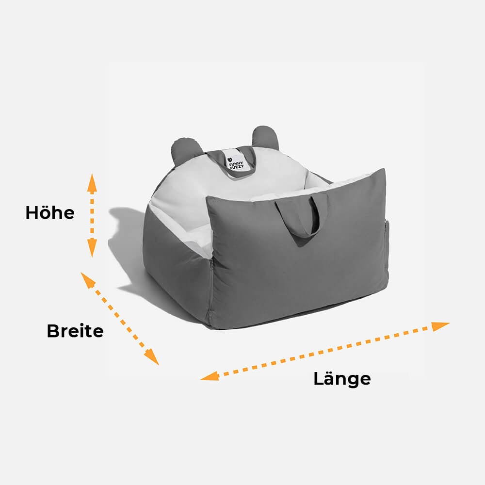 Dog Car Seat with Padded Booster Design Safety Tether and Removable Cushion - Image 13