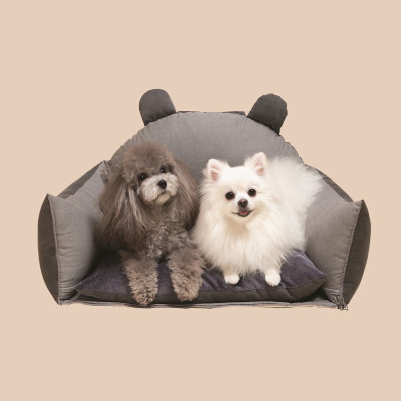 Dog Car Seat with Padded Booster Design Safety Tether and Removable Cushion - Image 14