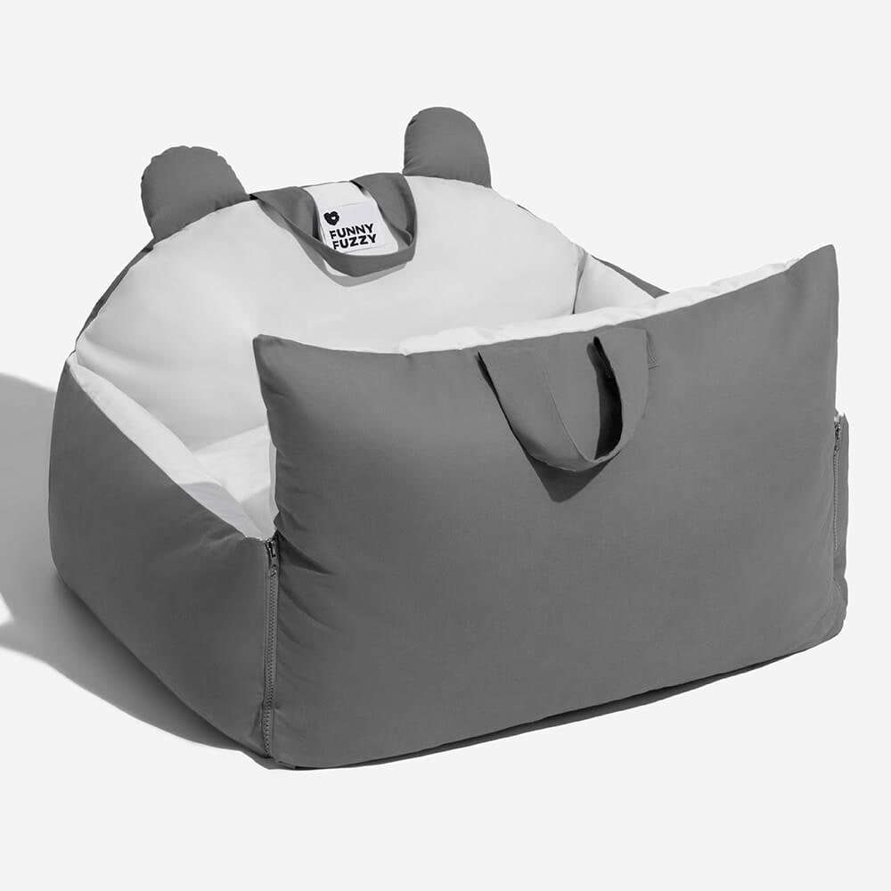 Dog Car Seat with Padded Booster Design Safety Tether and Removable Cushion - Image 15