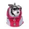 Dog Carrier Backpack with Breathable Mesh Padded Straps and Drawstring Head Opening - Image 10
