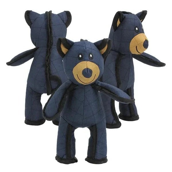 Dog Chew Toy with Reinforced Stitching for Heavy Chewers Interactive Plush Bear - Image 6