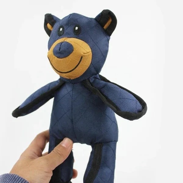 Dog Chew Toy with Reinforced Stitching for Heavy Chewers Interactive Plush Bear - Image 7