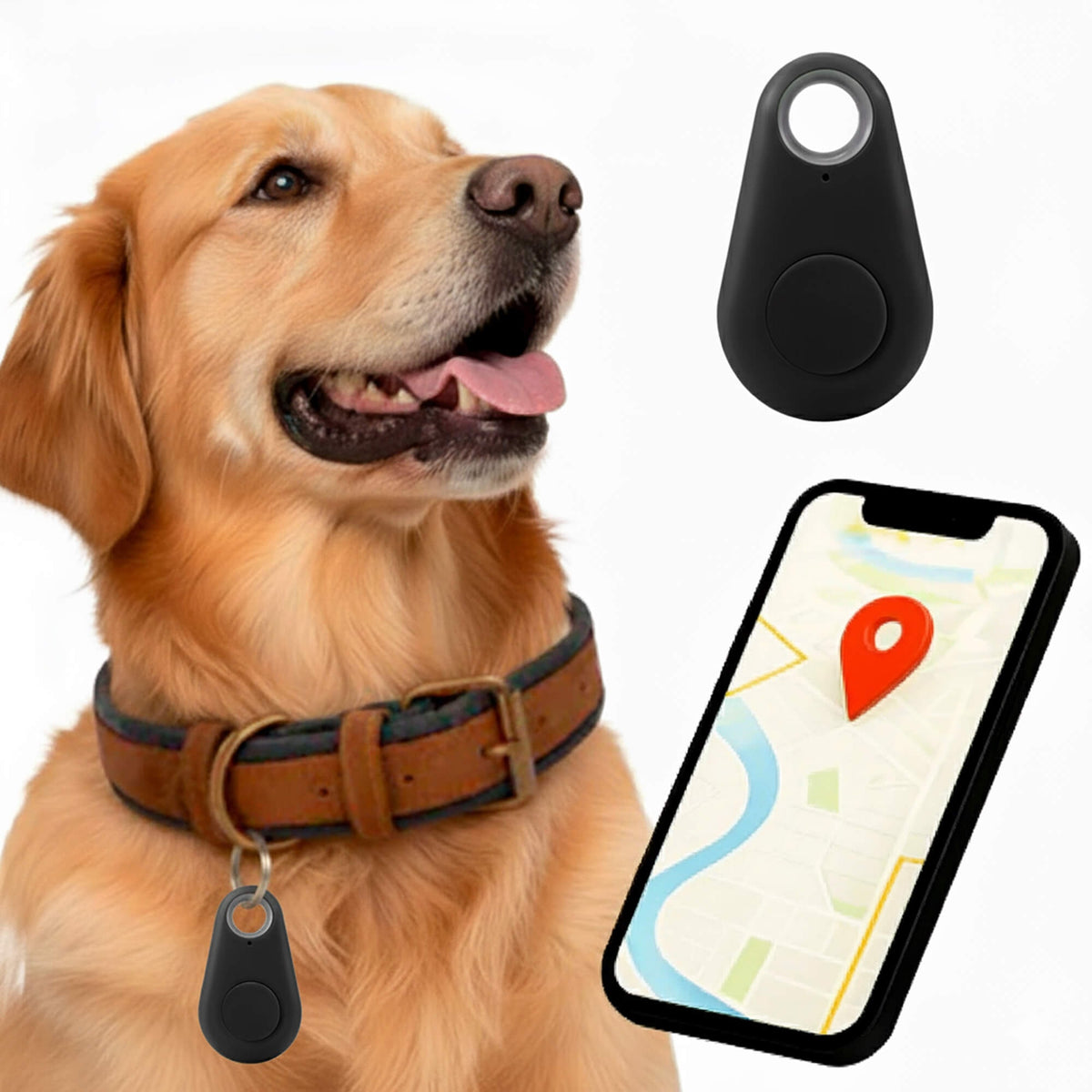 Dog GPS Tracker with Real-Time Location Tracking and Waterproof Design for Pets - Image 1