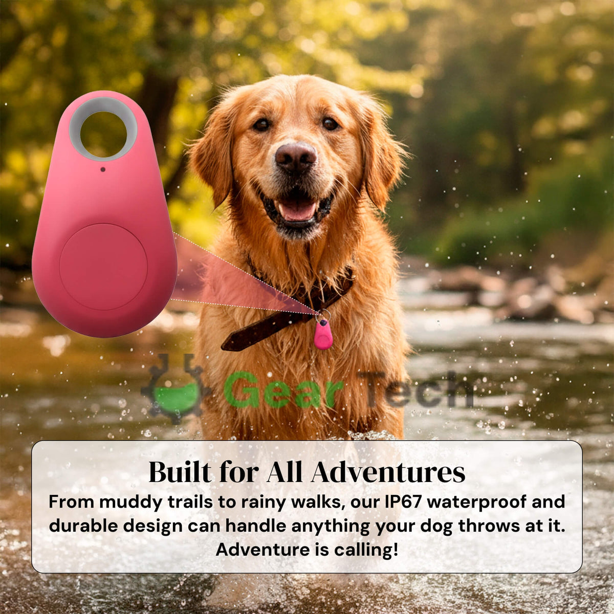 Dog GPS Tracker with Real-Time Location Tracking and Waterproof Design for Pets - Image 5