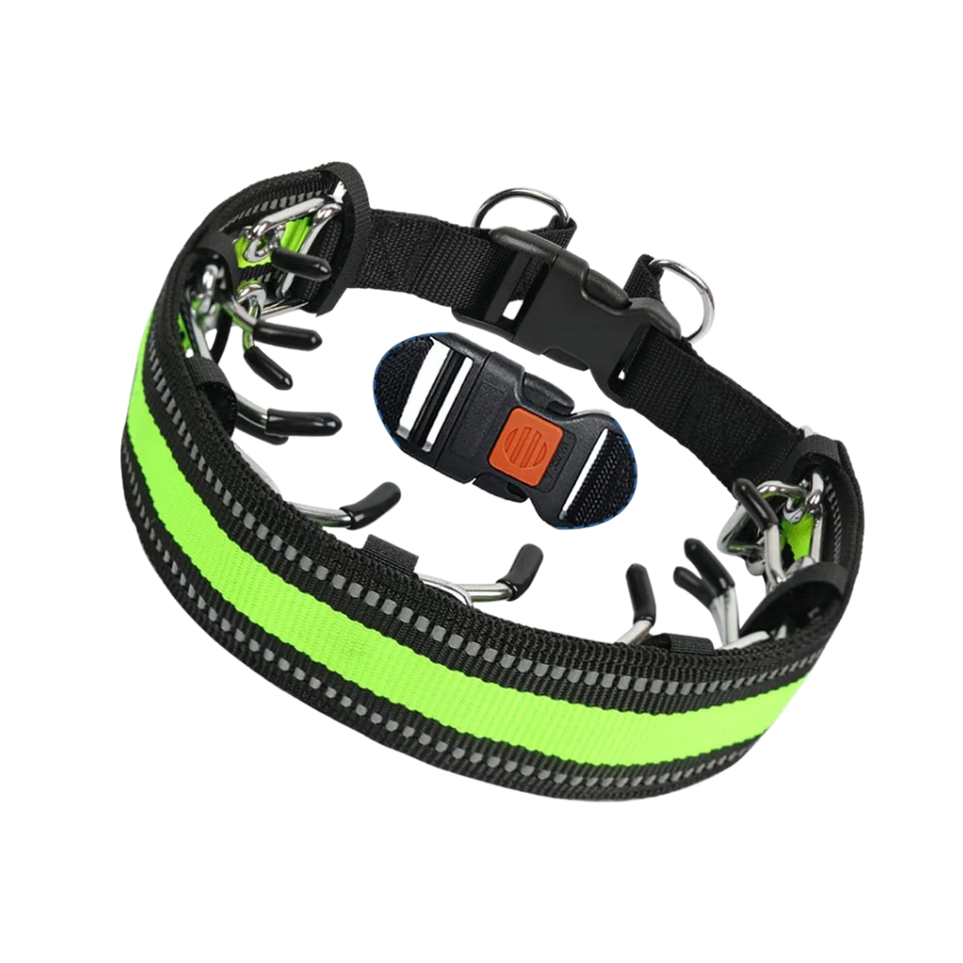 Dog Prong Training Collar with Reflective Cover and Quick-Release Buckle - Image 11