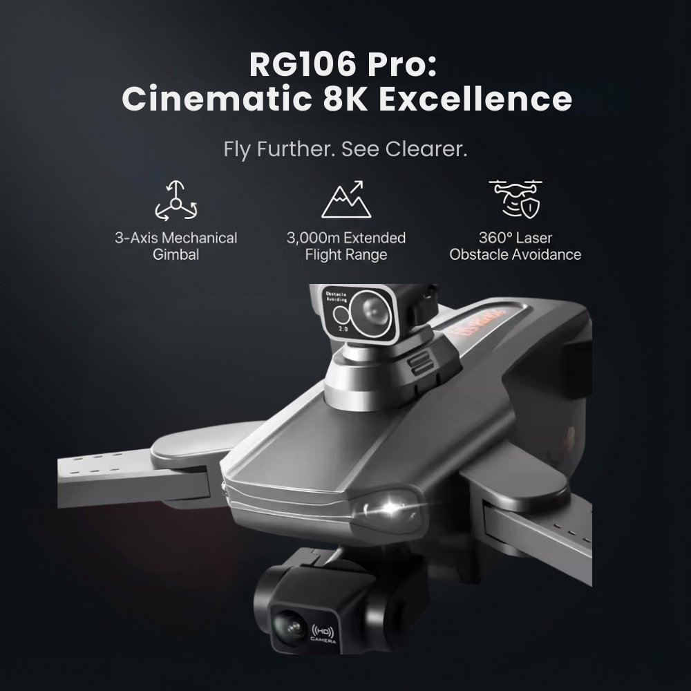 Drone with Camera Fpv GPS Brushless Motor and 3-Axis Gimbal for Aerial Photography - Image 2