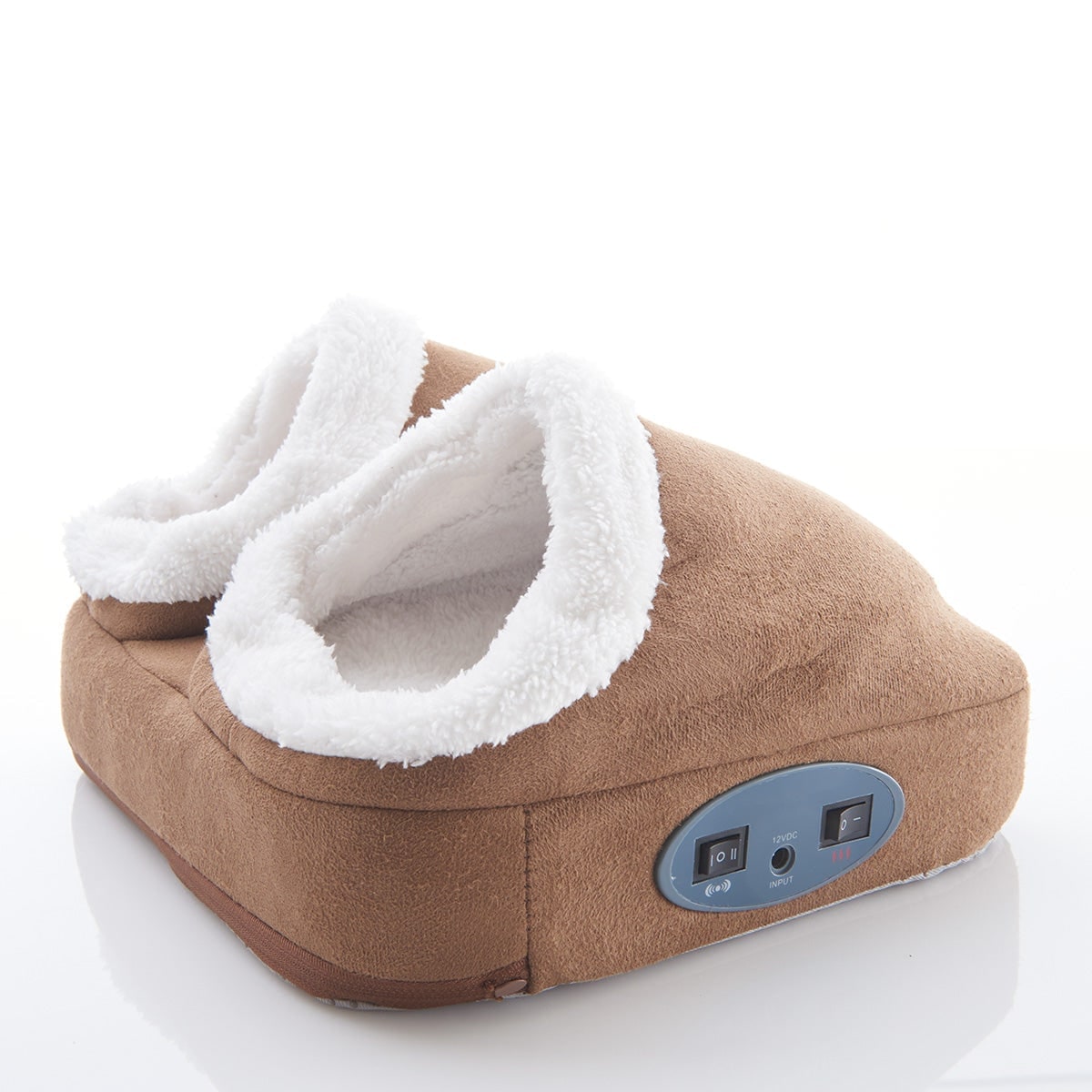 Electric Foot Massager with Heat and Vibration Fleece-Lined Dual Pockets - Image 6