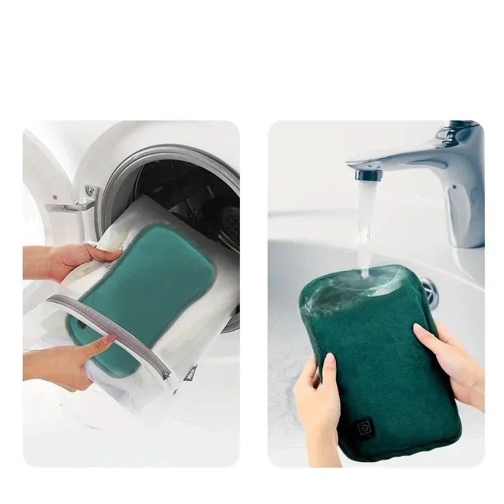 Electric Heating Pad with USB Power and Plush Fabric for Portable Muscle Relief - Image 5