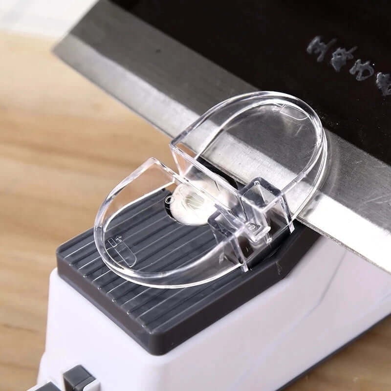 Electric Knife Sharpener with Automatic Grinding Wheels and Scissor Slot - Image 3