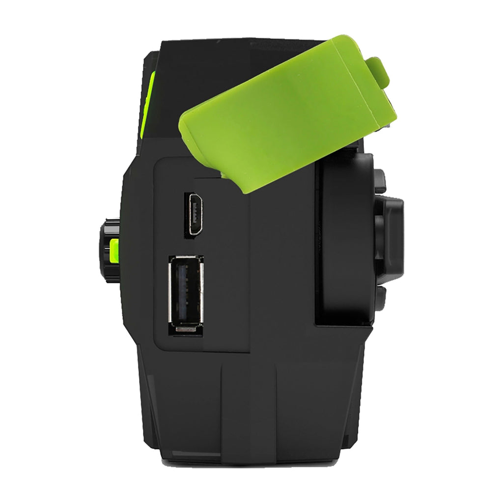 Emergency Radio Beacon with Hand Crank Solar Panel and LED Flashlight - Image 4