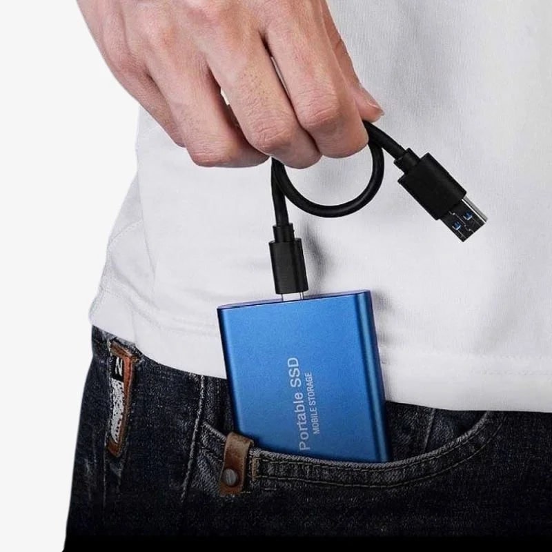 External Ssd Portable Solid State Drive with Usb-C Cable and Fast Data Transfer - Image 2