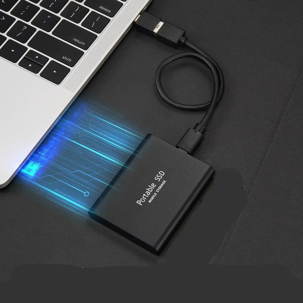 External Ssd Portable Solid State Drive with Usb-C Slim Aluminum Design for PC - Image 2