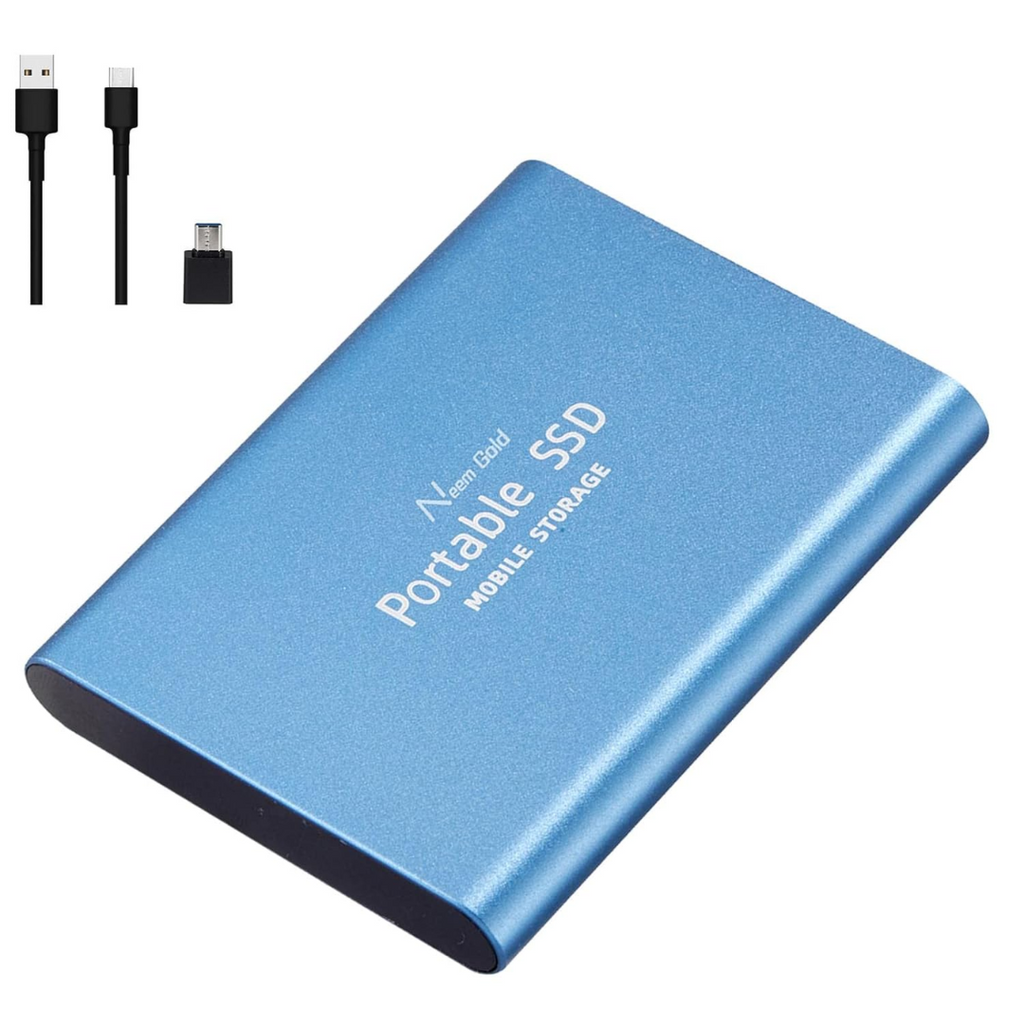 External Ssd Portable Storage Drive with Usb-C and Aluminum Design - Image 4