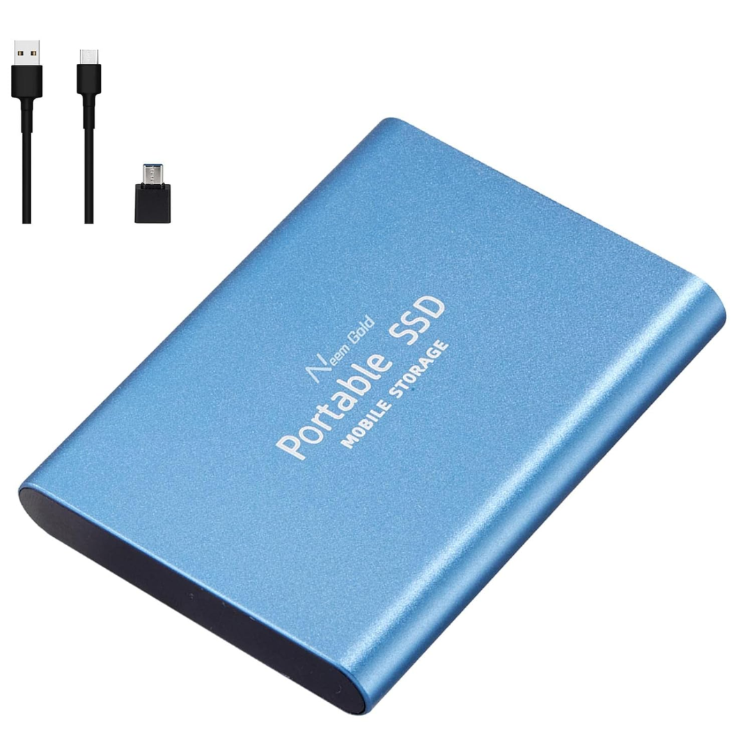 External Ssd Portable Storage Drive with Usb-C and Aluminum Design - Image 4